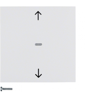 B.Kwadrat/S.1/B.3/B.7 KNX RF quicklink przycisk żaluzjowy, biały, połysk