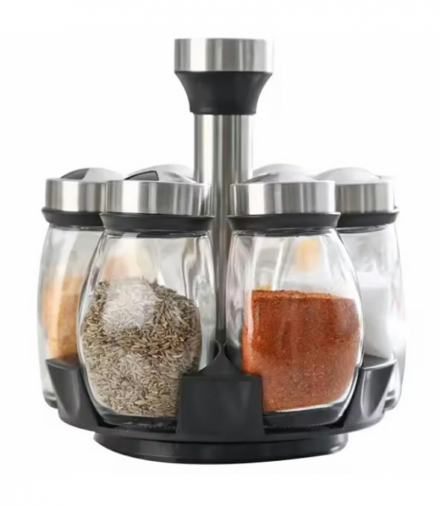 Zestaw 6 przyprawników obrotowy ATL DA304