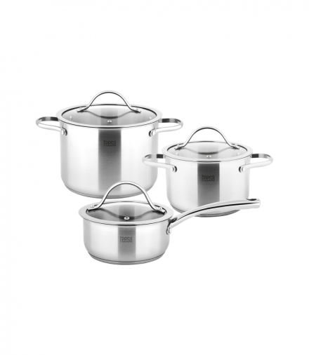 Zestaw garnków 6 elementów TEESA COOK EXPERT MASTER Teesa LEC-TSA0141