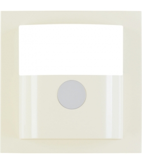 B.Kwadrat Płytka czołowa do kompaktowego czujnika ruchu, kremowy, połysk Berker 11908982