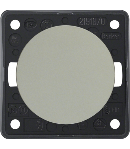 Integro Flow Łącznik klawiszowy przyciskowy, zwierny, stal szlachetna, lakierowany Berker 936712524