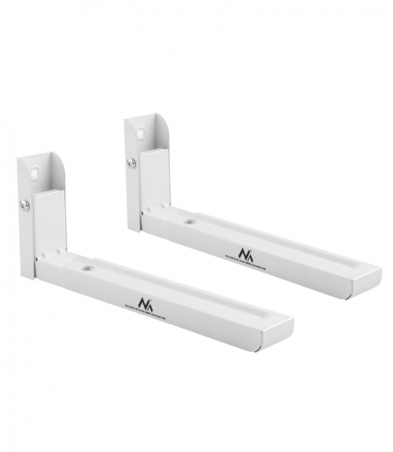 Uchwyt do kuchenki mikrofalowej, składany, do 30 kg, biały, Maclean MC-915 W CEN-72455