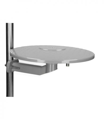 Antena zewnętrzna dookólna do odbioru telewizji naziemnej DVB-T - szara Wiedyska LP LEC-ANT0009G.1