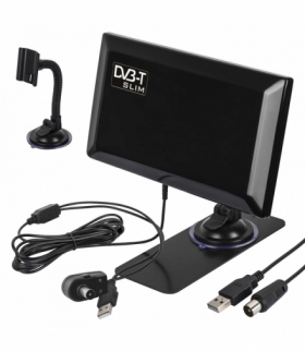 Antena aktywna pokojowa DVB-T/T2 HEVC Maclean Slim MCTV-948 Maclean CEN-70623