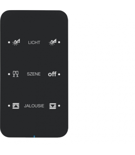 R.1 Sensor dotykowy 3-krotny konfigurowalny, szkło, czarny