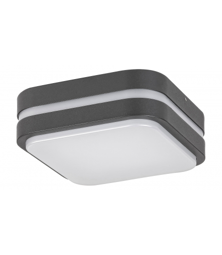 Plafon Hamburg LED 10W kwadrat 4000K antracyt biały Rabalux 8849