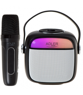 Głośnik do karaoke z mikrofonem - sd/usb/aux/bluetooth ADLER AD 1199 black