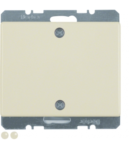 Arsys Zaślepka z elementem centralnym i mocowaniem na śruby, kremowy Berker 10450102