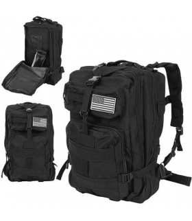 Plecak militarny XL czarny TRIZAND 00008919