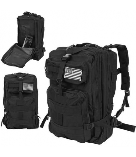 Plecak militarny XL czarny TRIZAND 00008919