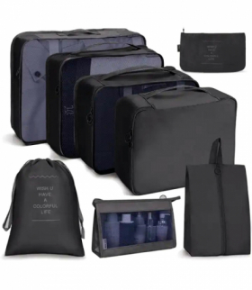 Organizer podróżny 8 szt czarny ATL BQ73