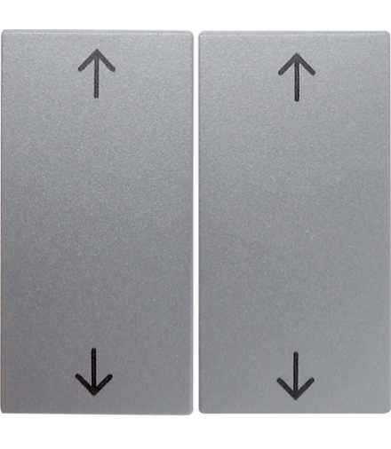B.Kwadrat/B.7 Klawisze z nadrukiem symbolu "strzałki" do łącznika żaluzjowego, alu mat, lakierowany Berker 16441404
