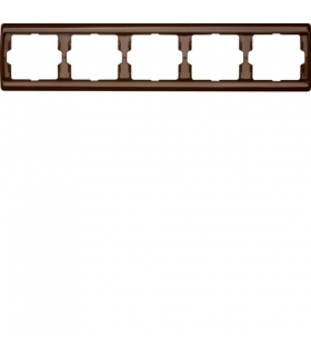 Arsys Ramka 5-krotna pozioma, brązowy Berker 13930001