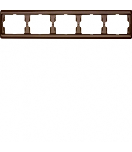Arsys Ramka 5-krotna pozioma, brązowy Berker 13930001