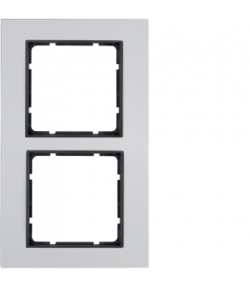 B.7 Ramka 2-krotna, alu/antracyt mat Berker 10126904