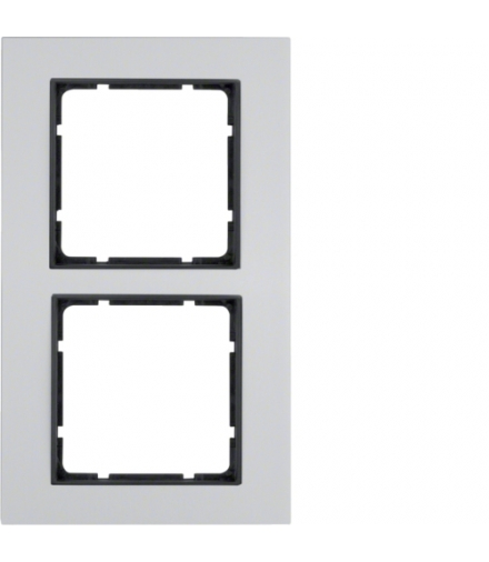 B.7 Ramka 2-krotna, alu/antracyt mat Berker 10126904