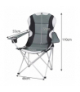 Krzesło wędkarskie czarno-szare 23674 TRIZAND 00023674