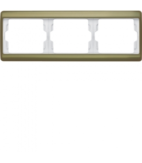 Arsys Ramka 3-krotna pozioma, złoty Berker 13740002
