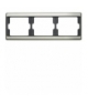 Arsys Ramka 3-krotna pozioma, stal szlachetna nierdzewna Berker 13740004