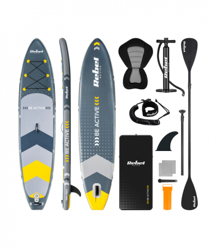 Deska SUP REBEL ACTIVE z siedziskiem 350x81x15, zestaw RBA4501 Rebel LEC-RBA-4501