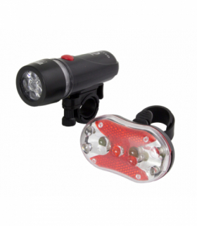 Lampka led rowerowa na przód i tył zestaw alphecca Esperanza ESP-EOT015