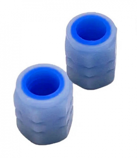 Nakrętki na wentyle świecące 2 szt niebieskie ATL RW25C
