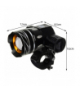 Lampka rowerowa T6 USB + tylne światło 23681 TRIZAND 00023681