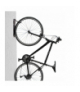 Rowerowy uchwyt ścienny Maclean, pionowy, stal, max. obciążenie 30kg, MC-432 Maclean CEN-80703
