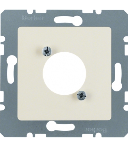B.Kwadrat Płytka czołowa do gniazd XLR, kremowy Berker 141202