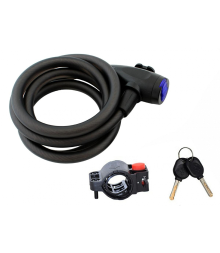Mocny zamek blokada rowerowa 150cm ATL RW19C