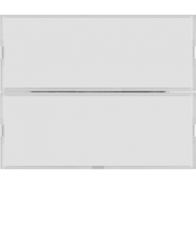 KNX e/s K.x Przycisk 2-kr z polem opis., diod. LED RGB i czuj. temp., biały