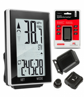 Licznik rowerowy Maclean, Bezprzewodowy, Czytelny wyświetlacz z podświetleniem, 16w1, MCE310 Maclean CEN-66612