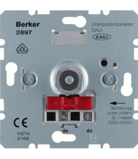 one.platform Potencjometr obrotowy DALI, mechanizm Berker 2897