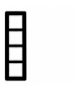 Q.7 Ramka 4-krotna, szkło, czarny Berker 10146076