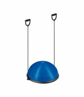 Półpiłka do balansowania, trener równowagi 58cm + pompka, REBEL ACTIVE Rebel LEC-RBA-3104-58