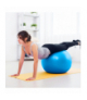 Piłka gimnastyczna rehabilitacyjna 65cm z pompką ręczną, kolor niebieski , REBEL ACTIVE Rebel LEC-RBA-3101-BL