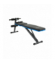 Ławka treningowa skośna z blokadą nóg i gumami , REBEL ACTIVE Rebel LEC-RBA-2003