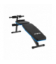Ławka treningowa skośna z blokadą nóg i gumami , REBEL ACTIVE Rebel LEC-RBA-2003
