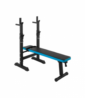 Ławka treningowa prosta regulowana ze stojakami REBEL ACTIVE Rebel LEC-RBA-2006