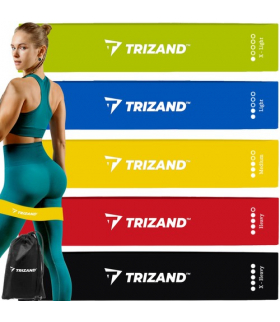 Zestaw gum do ćwiczeń 5szt Trizand 21955 00021955