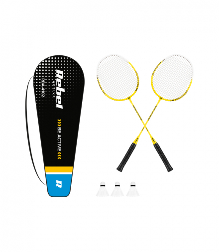 Zestaw do badmintona, aluminium, REBEL ACTIVE Rebel LEC-RBA-4102