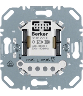 one.platform Elektroniczny sterownik załączający podwójny, mechanizm Berker.Net, zaciski śrubowe Berker 85122200