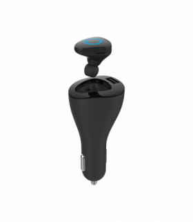 Słuchawka Bluetooth z ładowarką samochodową Traveler K1 Kruger&Matz LEC-KM0397