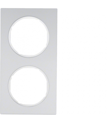 R.3 Ramka 2-krotna, alu/biały Berker 10122274