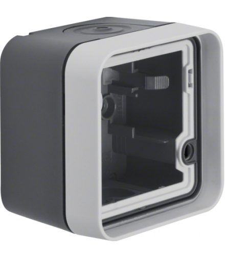 W.1 Adapter natynkowy 1-kr, IP55, szary Berker 6118913505