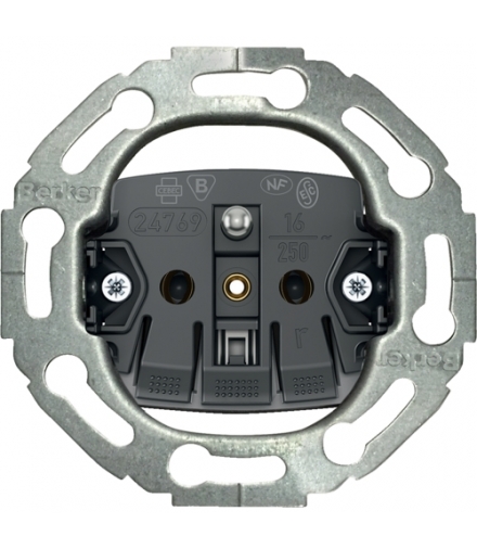 one.platform Mechanizm gniazda z uziemieniem, serie okrągłe, samozaciski Berker 396768