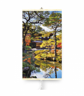 Grzejnik na podczerwień giętki panel grzewczy 430W TRIO wzór 16 ogród, wymiary 100x57cm z regulatorem TRIO CEN-70160