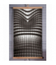 Grzejnik na podczerwień giętki panel grzewczy 430W TRIO wzór 7 abstrakcja, wymiary 100x57cm z regulatorem TRIO CEN-70154