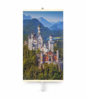 Grzejnik na podczerwień giętki panel grzewczy 430W TRIO wzór 9 zamek, wymiary 100x57cm z regulatorem TRIO CEN-70156