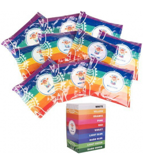 Kolorowy proszek Holi zestaw 10x100g HOLI COW 00010564